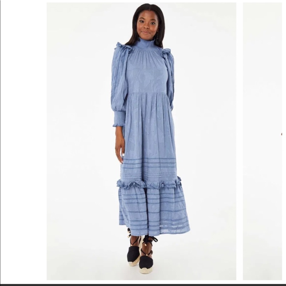 Roberta Roller Rabbit Blue Maxi Dress